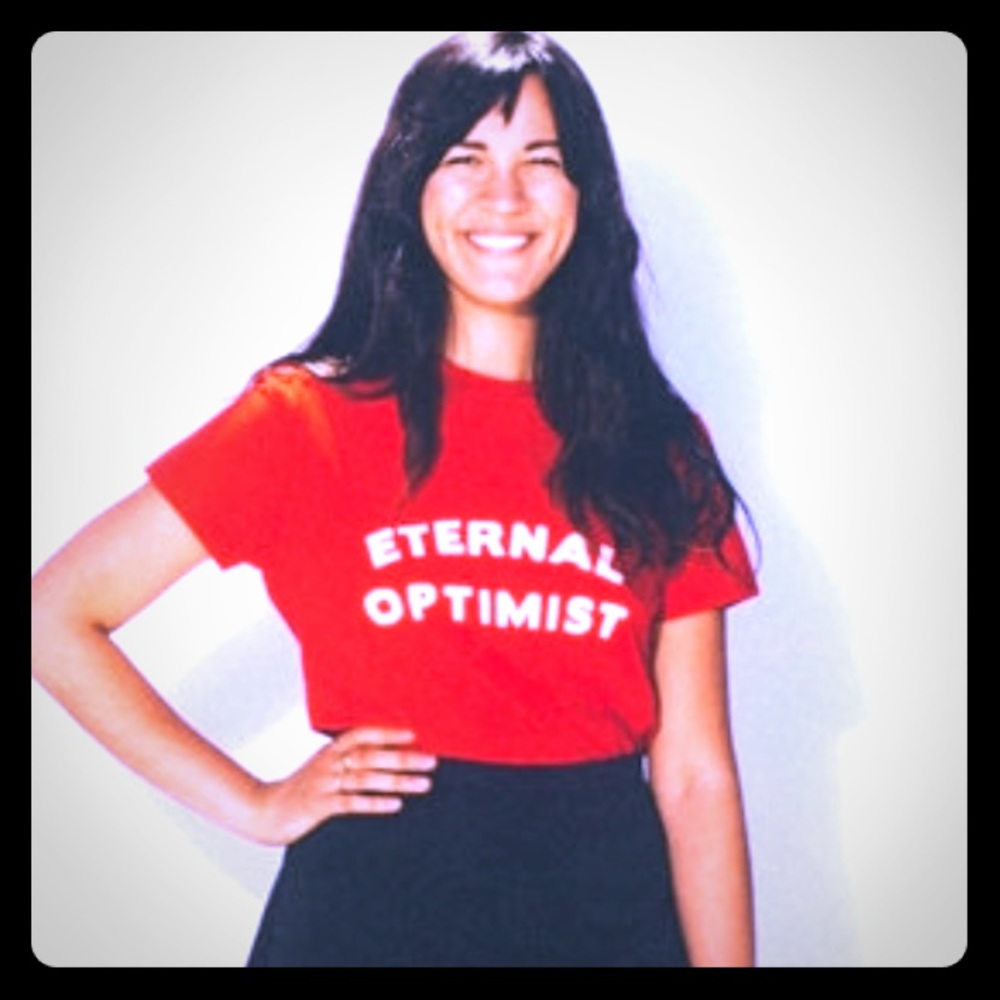 Megan Phillips NYC Eternal Optimist Red T-shirt